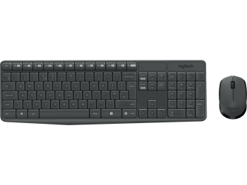 MK235 Wireless Keyboard and Mouse Combo - Grey - Magyar (Qwertz)