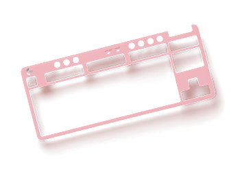 Top Plate - Aurora Collection - Pink Dawn
