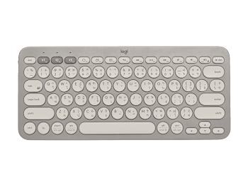 คีย์บอร์ด Bluetooth เชื่อมต่อหลายอุปกรณ์ K380 - แซนด์ - ไทย
