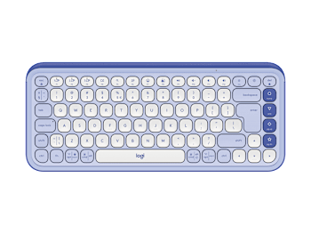 POP Icon Keys - Lilas et blanc cassé - US International (Qwerty)