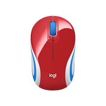 Wireless Ultra Portable M187 - Bright Red