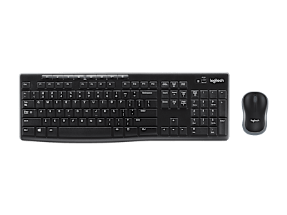 MK270 kombination med trådlöst tangentbord och mus - Svart - Magyar (Qwertz)