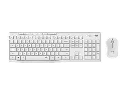 MK295 Silent Wireless Combo - Off-white - Magyar (Qwertz)