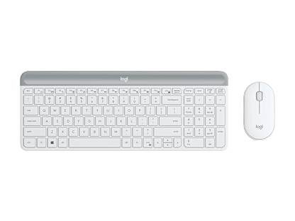 MK470 SLIM COMBO - Off-white - English US (QWERTY)