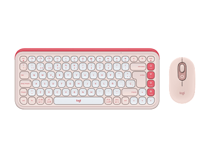 POP Icon Combo - Rose & Off White - Español (Qwerty)
