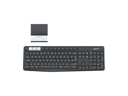 لوحة المفاتيح متعددة الأجهزة K375s - جرافيت / عاجي - الإنجليزية الدولية (QWERTY)