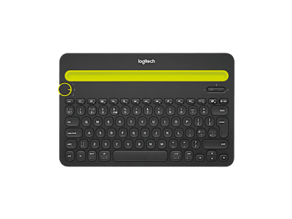 K480 BLUETOOTH MULTI-DEVICE-TASTATUR - Svart - Italiano (Qwerty)