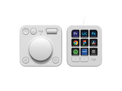 MX Creative Console - Ljusgrå