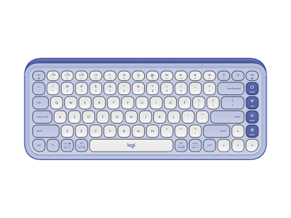 POP Icon Keys - Lilac & Off White - English